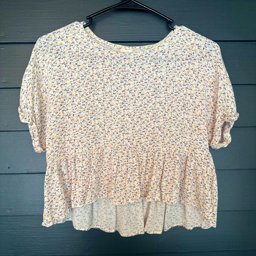 Altar'd State Floral Crop Top